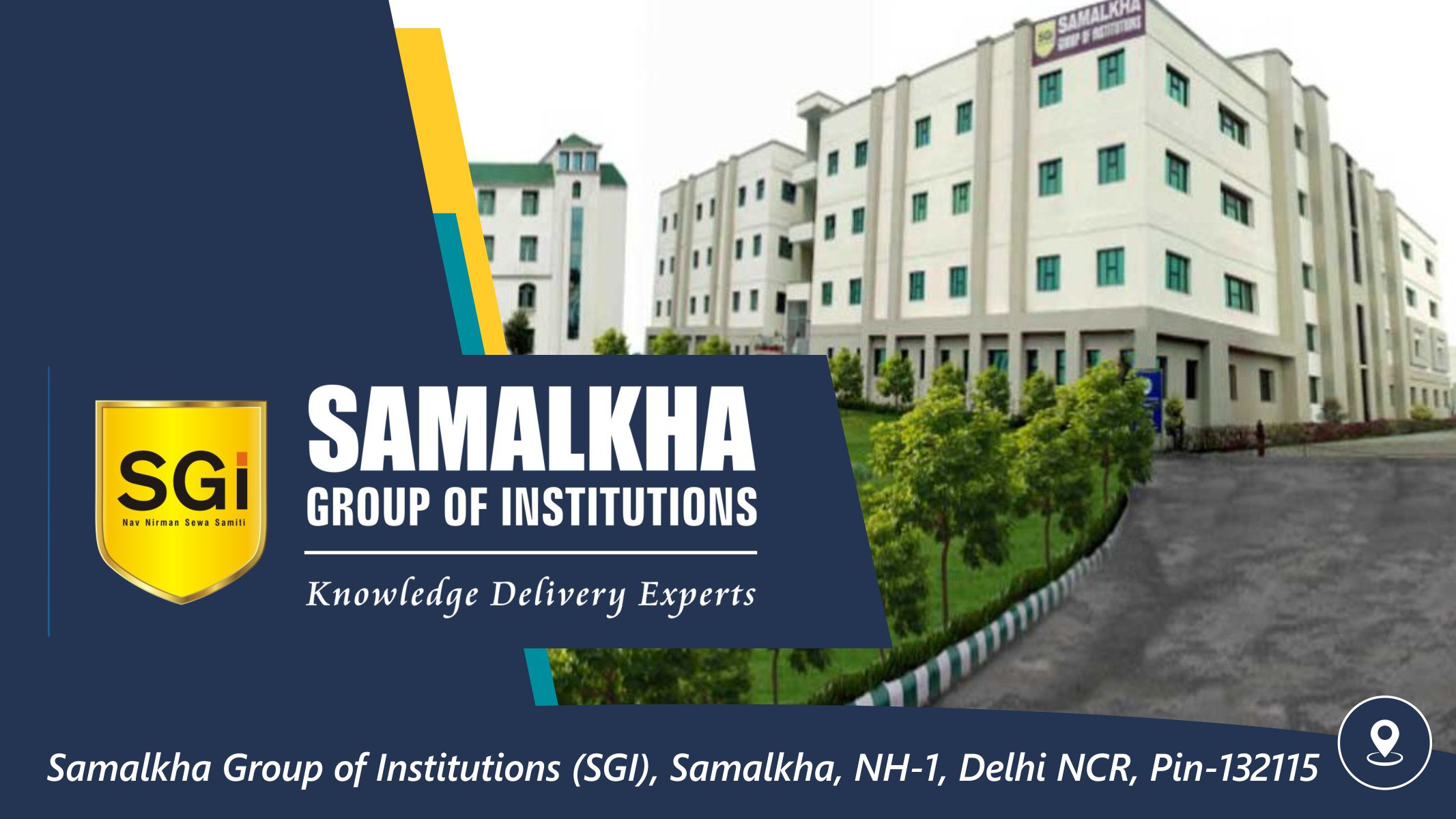 out side view of Samalkha Group of Institutions